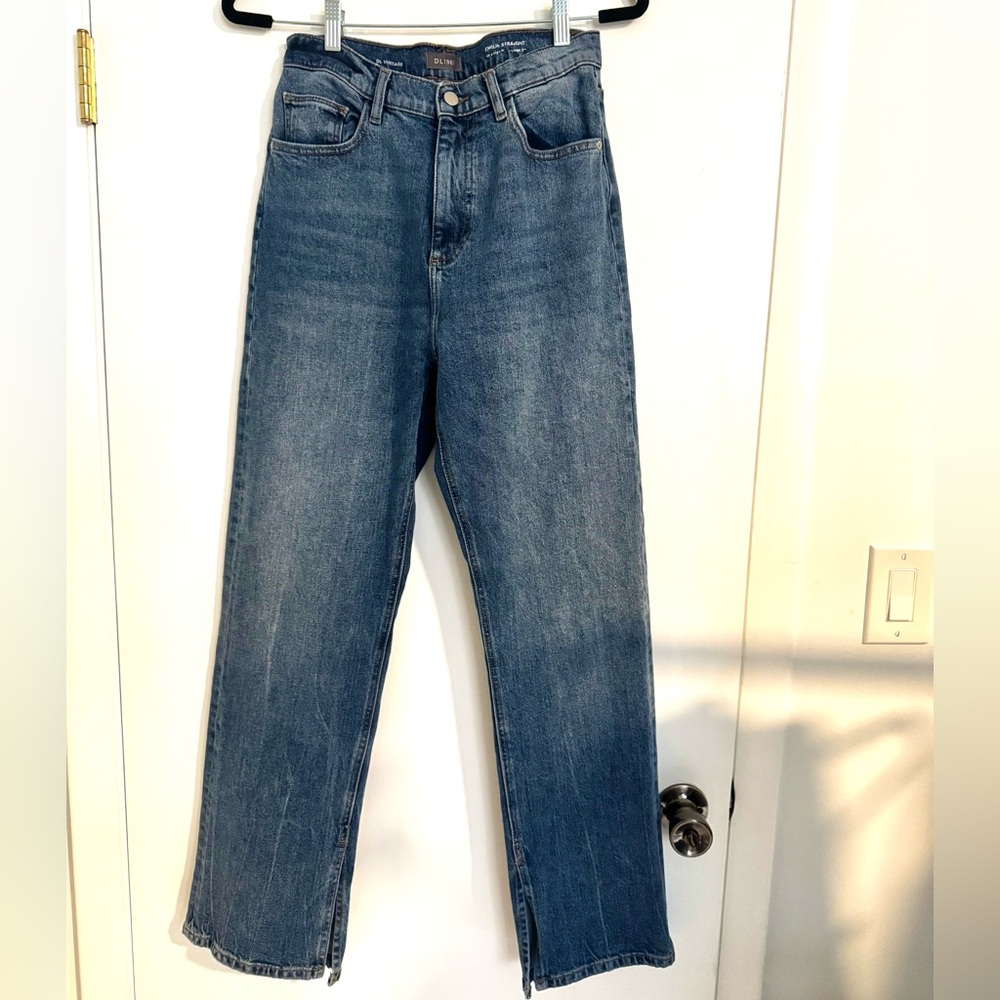DL1961 Emilie Straight Jeans Size 28 High Rise DL Vintage Medium Wash
